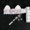 Light purple silk ribbon + [hanging decoration]