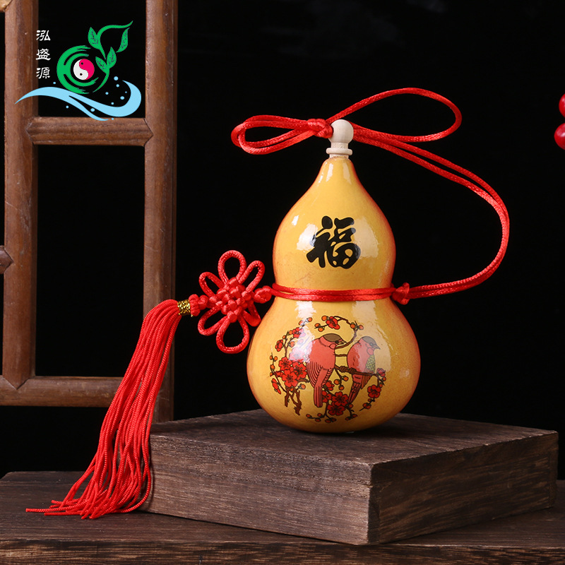 Hand-painted gourd pendant, gourd decor, collectible gourd, craft gourd, home decor gourd, hand-painted gourd wholesale