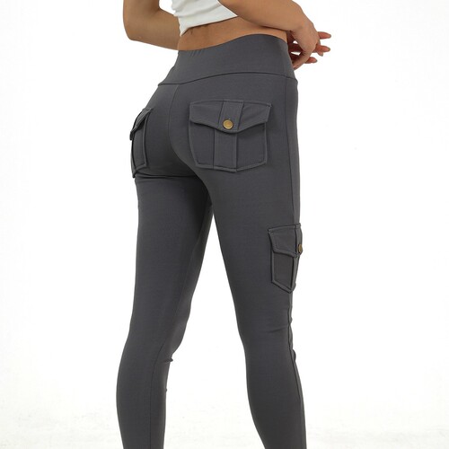 Creative Pocket Workout Leggings for Women - Stretchy Quick-Dry Tight Sexy Fitness Sports Leggings High-Waist Yoga
