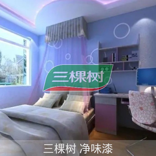 三棵树清水混凝土厂家乳胶.漆一桶滚综合楼内墙防潮涂料