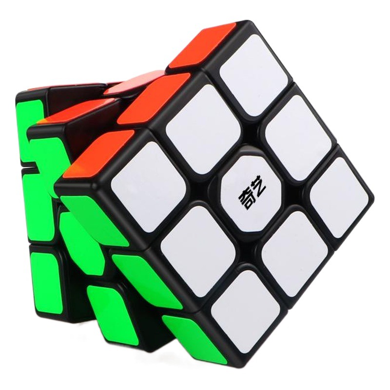 Pegatinas Qiyi 2345-Orden Cubo de Rubik pirámide Hoja de arce X cuadrado dorado movimiento Cuadrado redondo oblicuo cinco Cubo de Rubik redondo