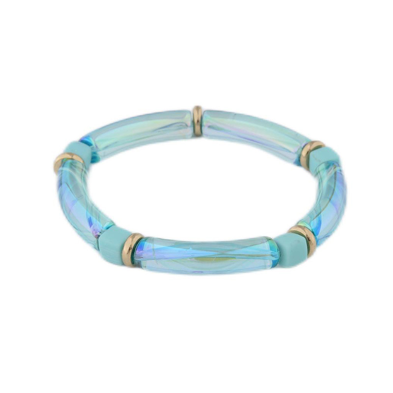 Women'S Gender Plating Design Novelty Colorful Arylic Beaded Bracelets Wholesale