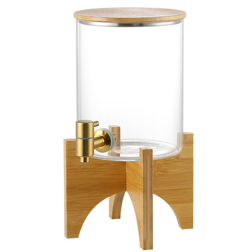 BG54 high temperature resistant glass water set hot and cold kettle herbal tea kettle large capacity household cup bucket fruit with faucet