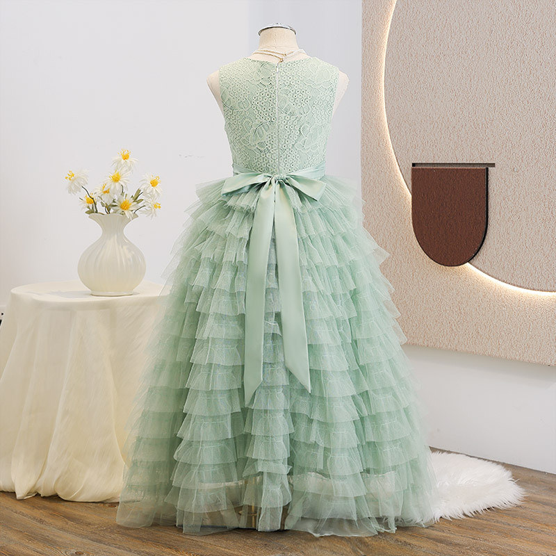 Ropa de noche para niñas vestido de cumpleaños para niños vestido de princesa vestido de anfitrión de piano vestido de 410g