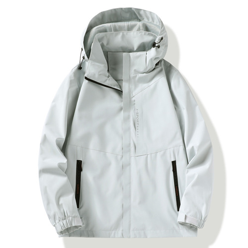 Men's Outerwear Down Jackets New Outdoor Hiking Sports Clothing Men's Windproof Rain Jacket Sports Windbreaker Large Size Jacket