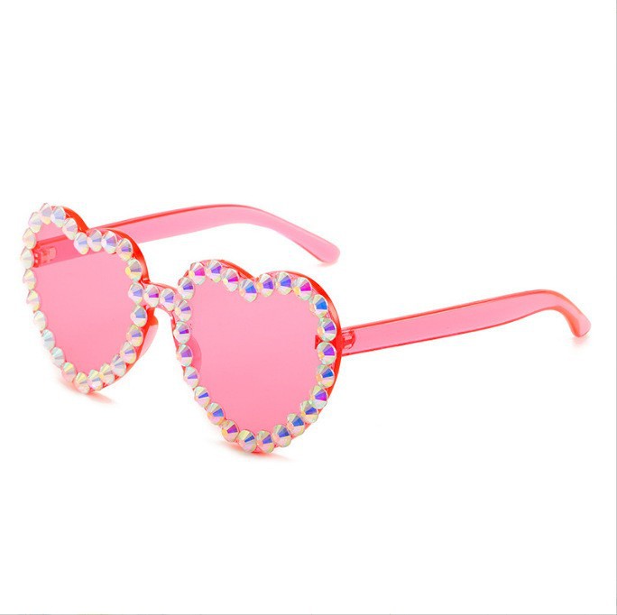 19g Weight Frameless Glasses Structure Sunglasses Classification UV400 Protection, Acrylic Lens Material Polygon Glasses Style Outdoor, Travel Occasion Heart Shape Pattern Women's Gender Simple Style, Classic Style Style Simple Style Classic Style Heart Shape UV400 Protection Acrylic Polygon Frameless Women's Sunglasses 11