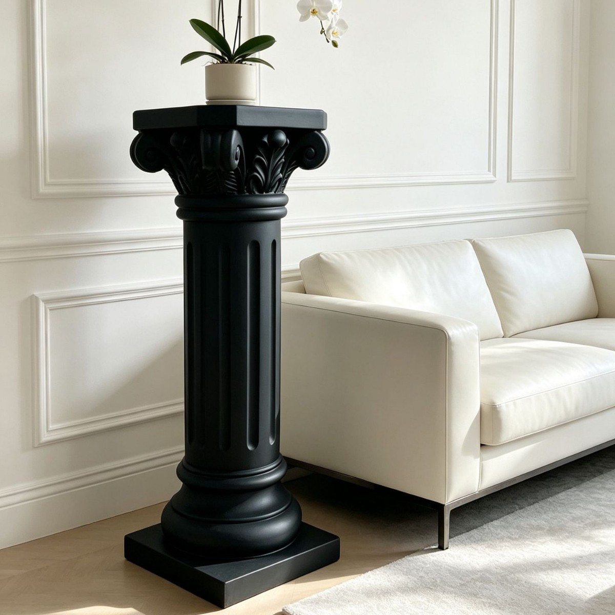 Base de Columna Romana para Macetas de Óxido de Magnesio Decorativa para Jardín y Bodas image 5