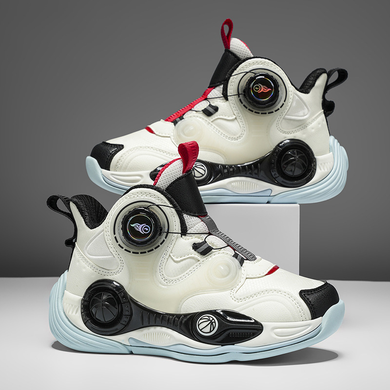 Zapatos de algodón para niños Zapatos de niño 2025 nuevos zapatos de invierno de piel calentamiento zapatos de invierno para niños mayores zapatos de corrida antideslizantes