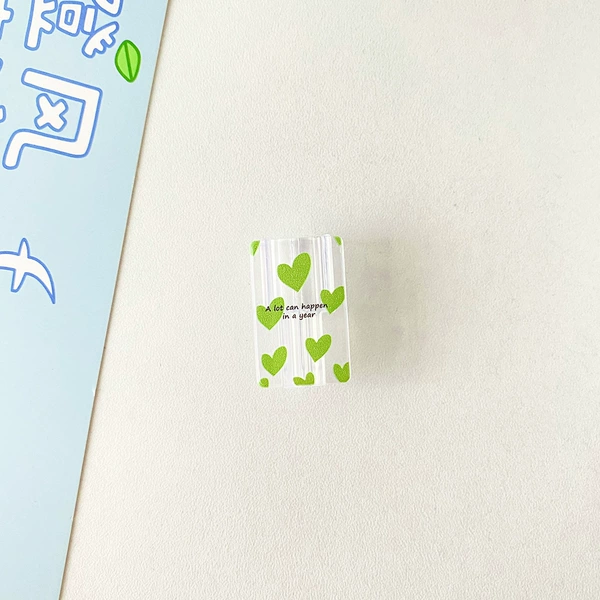 Apple 20w - multiple green love [black version] - 1 line set