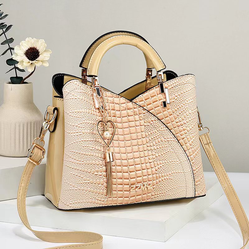 Bolso de mujer recién listado bolso de madre de textura atmosférica bolso de hombro con patrón de piel de cocodrilo bags al por mayor