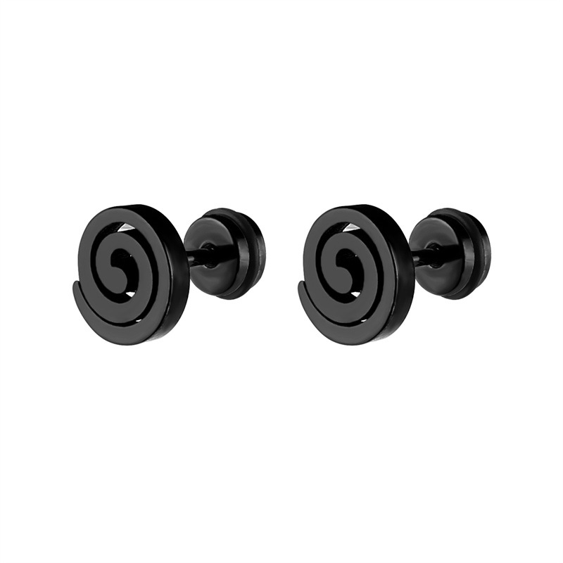 1 Piece Quantity Casual, Daily Occasion 1 Piece Vintage Style Geometric Plating Stainless Steel Ear Studs