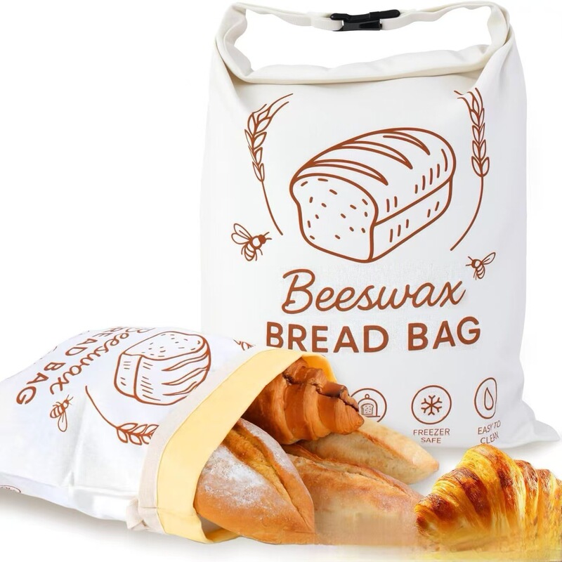 Amazon's Best-Selling Beeswax Bread Bag, Eco-Friendly and Reusable, Custom-Made French Baguette Bread Storage Bag Amazon's Best-Selling Beeswax Bread Bag, Eco-Friendly and Reusable, Custom-Made French Baguette Bread Storage Bag