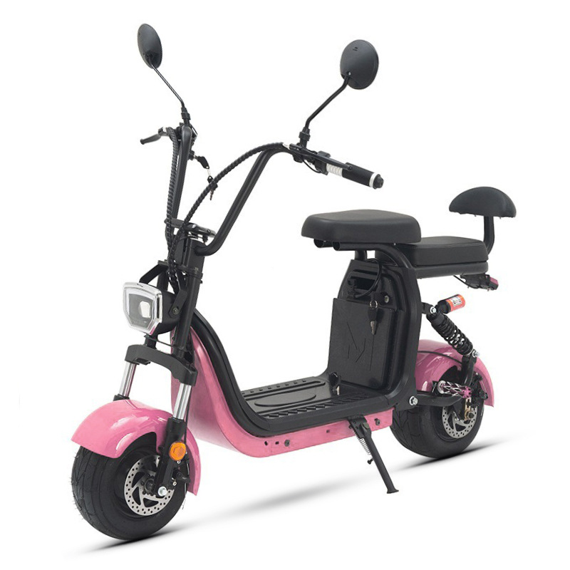 Two-wheeled wide tire adult small and medium mini double scooter 48V lithium battery men's and women's electric scooter