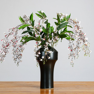 Long-Branch Artificial Flower Hanging Silk Jasmine Artificial Flower Hanging Rattan Creative Scene Layout Wedding Photography Decorative Flowers