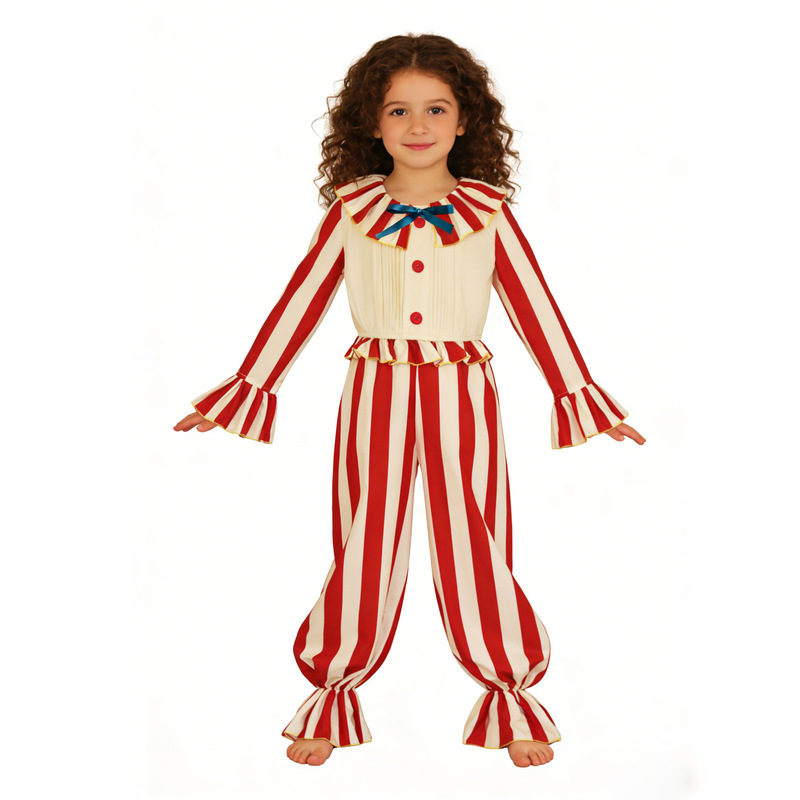 Halloween New Cosplay Horror Movie Clown Style Party Holiday Party Costume Cosplay Children's Two-Piece Set Halloween New Cosplay Horror Movie Clown Style Party Holiday Party Costume Cosplay Children's Two-Piece Set