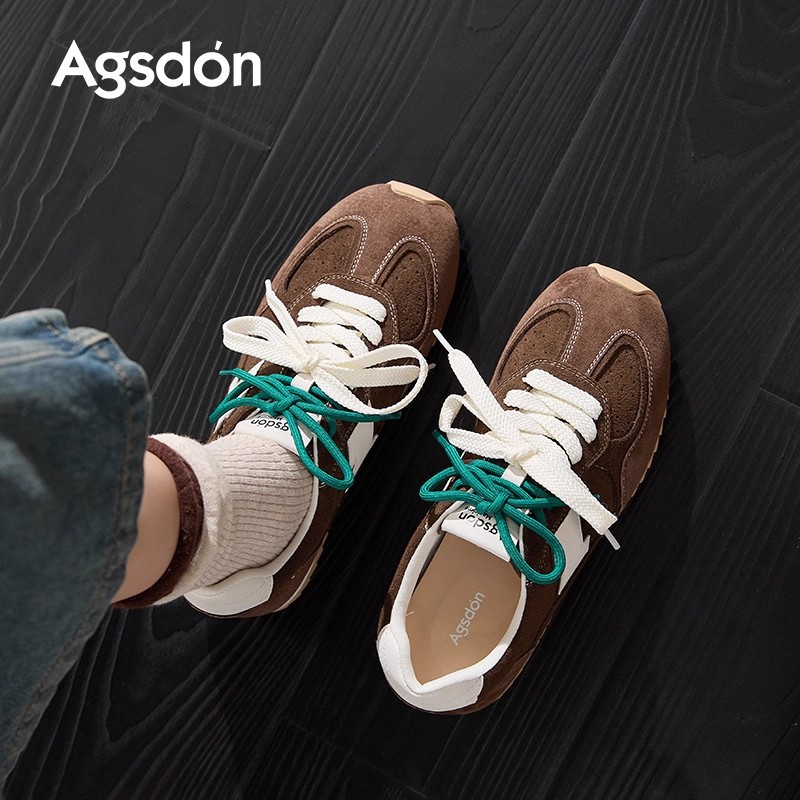 Augu Lion Dengde zapatos de entrenamiento para mujeres 2025 nuevo otoño y invierno gigante hermoso con ballet de peluche Gump zapatos deportivos casuales para mujeres