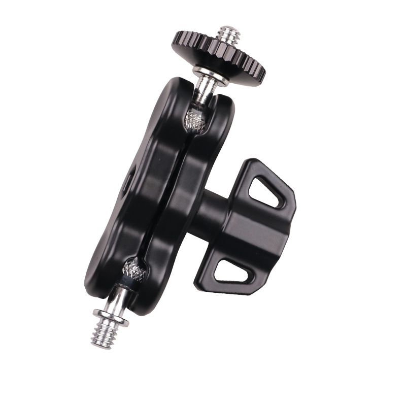 En stock mini mano mágica doble cabeza fuerte abrazadera de cangrejo metal doble cabeza de bola universal mano guisante abrazadera soporte