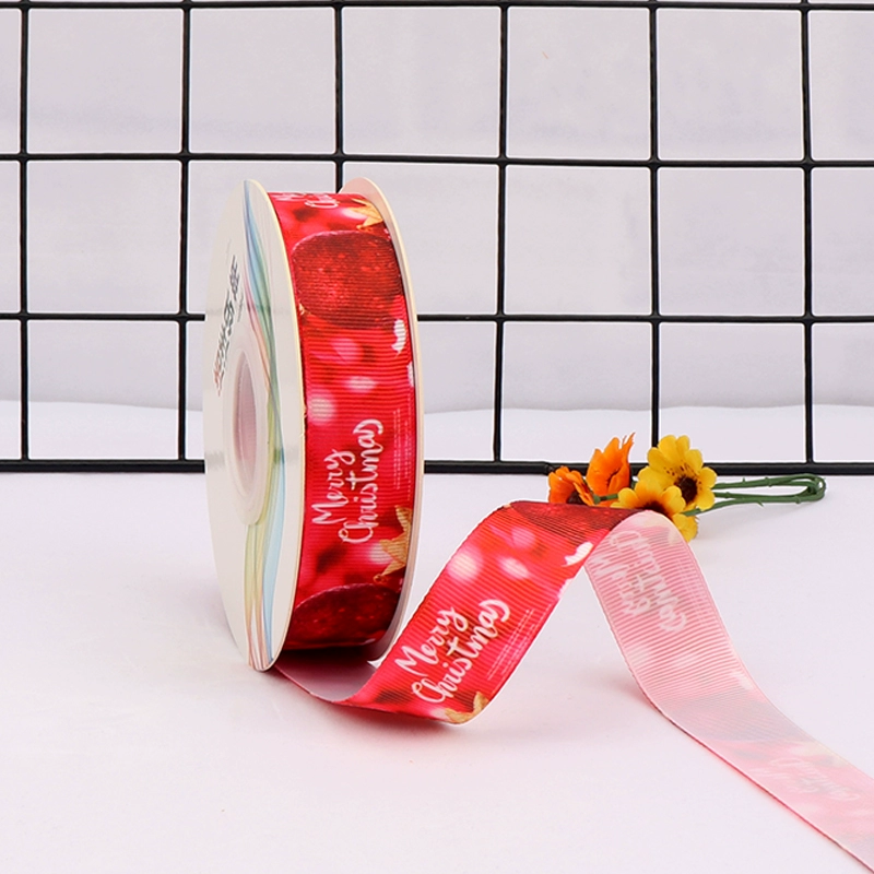 Лента для упаковки подарков на Хэллоуин, радужная ребристая лента с термопереносом, ребристая ручная работа, лента для аксессуаров для волос «сделай сам»