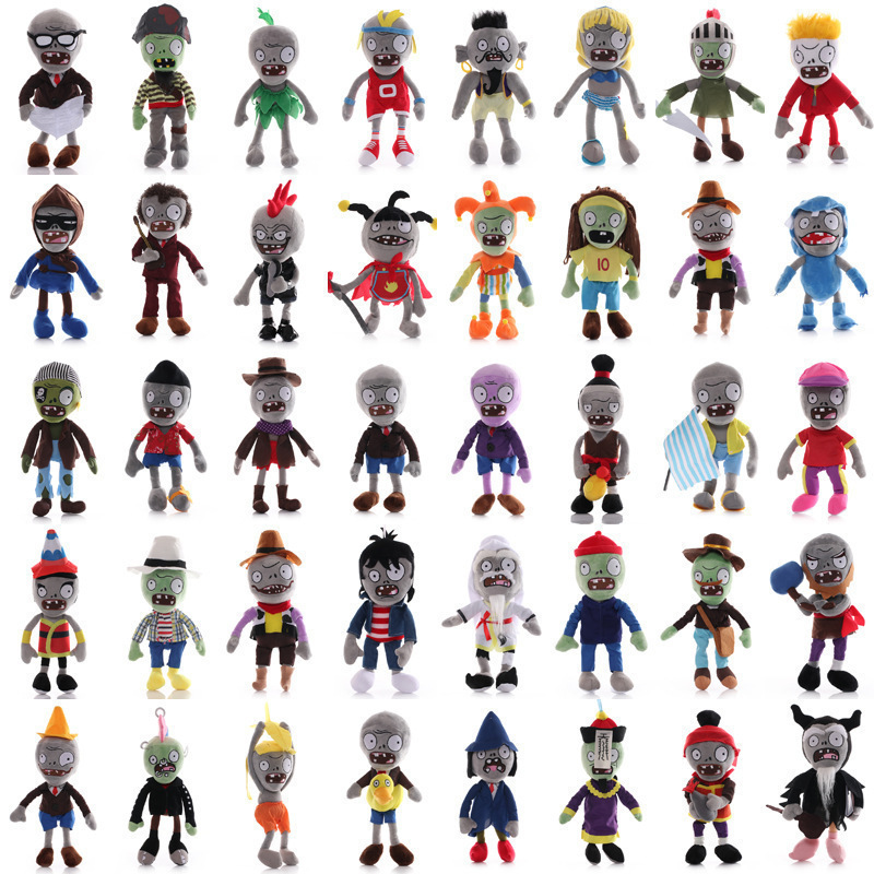 Wholesale In-Stock Plant Zombie Plush Toys, Stuffed Dolls, Children's Toys, Game Pendants, Cross-Border Cute Items