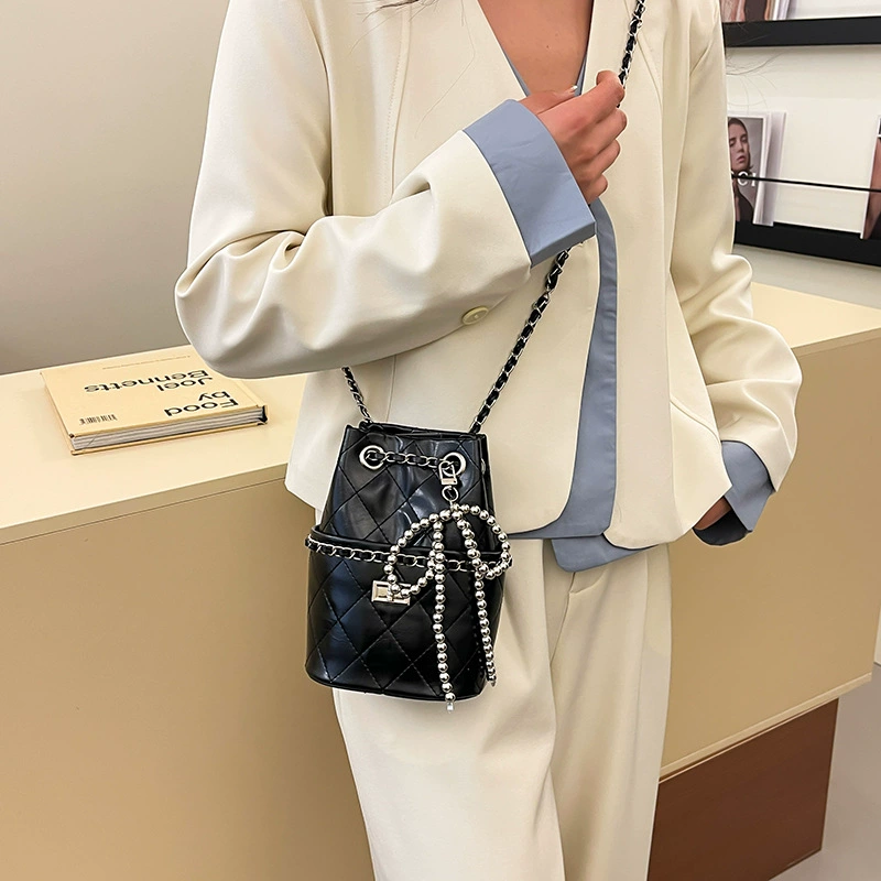 Плечевая сумка в стиле Chanel, японско-корейский дизайн, бренд Другие, цвета белый Chanel, пудровый, черный
