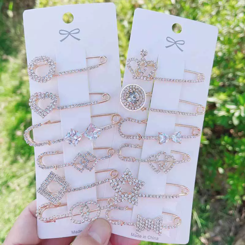 High-end brooch, protective underware, demi-season pin, accessory lapel pin, wholesale, Korean style