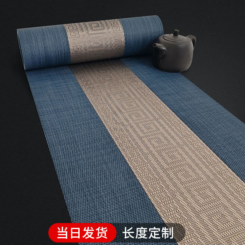 New Chinese Style Table Runner Table Mat Coffee Table Tablecloth Zen Tea Mat Waterproof Tea Mat Dining Table Tea Table Light Luxury High-end Long Cloth New Chinese Style Table Runner Table Mat Coffee Table Tablecloth Zen Tea Mat Waterproof Tea Mat Dining Table Tea Table Light Luxury High-end Long Cloth