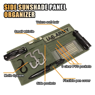 Car accessories sun visor: Multimediya və saxlama aksesuarları