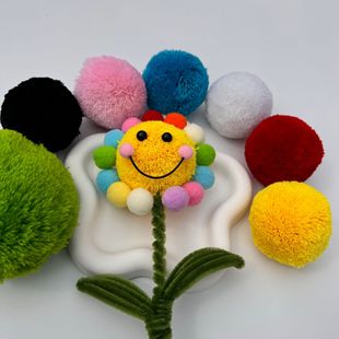 6cm�_˾��ë��diy�ֹ����ϰ���ɫ�����÷��q�����������؈