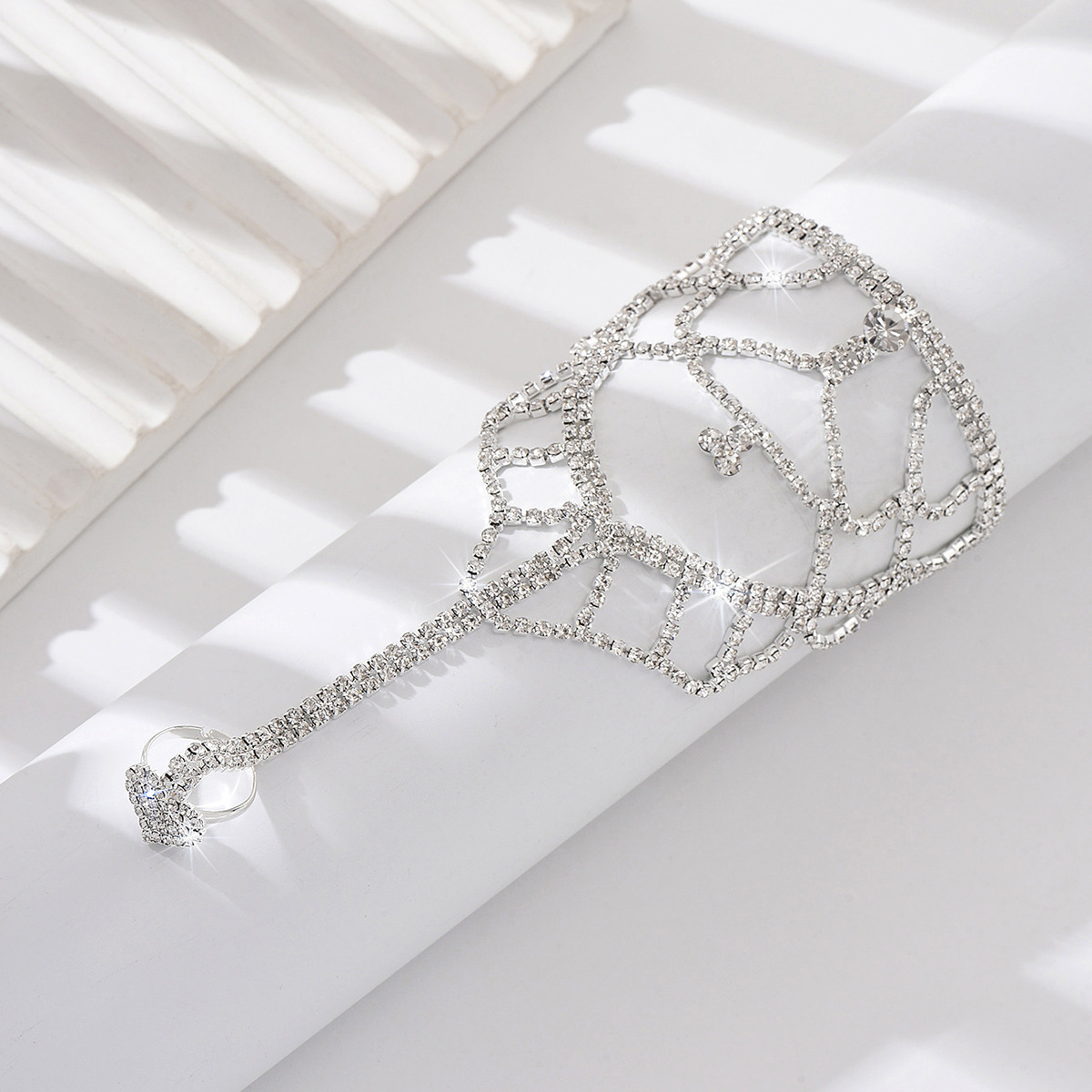 Europa y los Estados Unidos venden en caliente transfronterizos piedad de diamante de playa vacaciones de moda universal simple pulseras de dedos pulseras mujeres al por mayor image 5