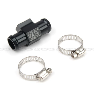 Oil Temperature Gauge Measuring Water — Motosiklet ləvazimatları və aksesuarları - 18mm-tee-black