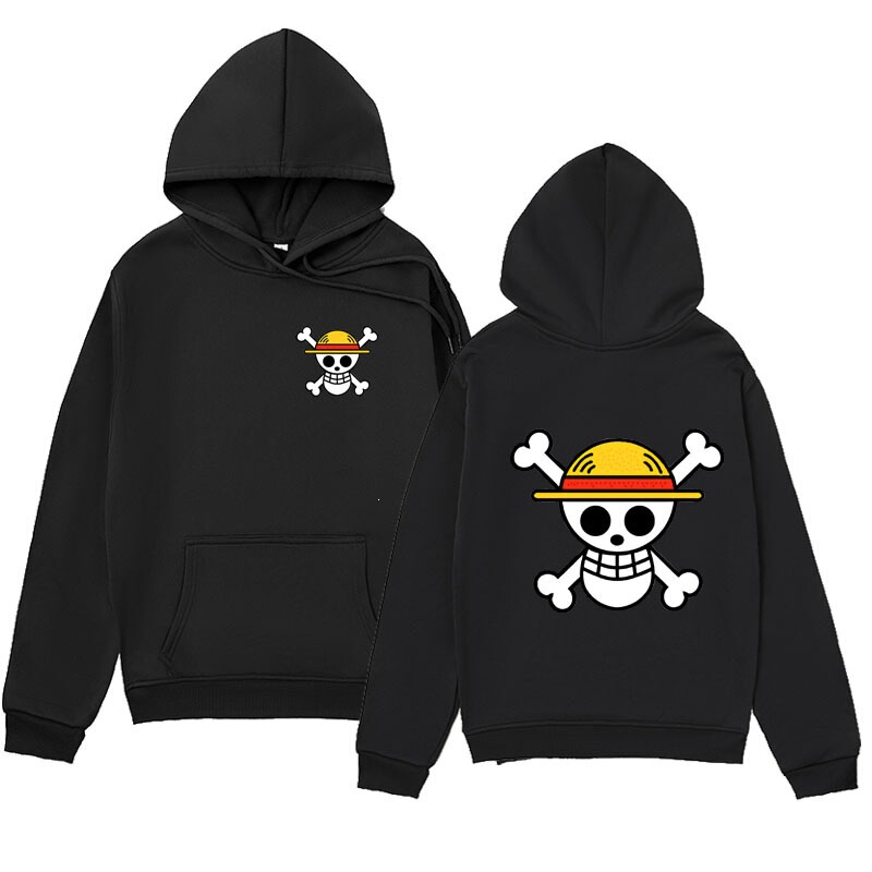 Cross-Border Men's Trendy Sweatshirt Japanese Anime One Piece Print Hoodie Street Fashion European and American Style Oversized Men's Sweatshirt Hoodies Cross-Border Men's Trendy Sweatshirt Japanese Anime One Piece Print Hoodie Street Fashion European and American Style Oversized Men's Sweatshirt Hoodies
