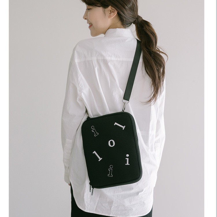 Ipapro Storage Crossbody Bag 11-Inch 11.5-Inch Can Hold Keyboard Case 12.9-Inch 13.3-Inch Laptop Sleeve Protective Bag