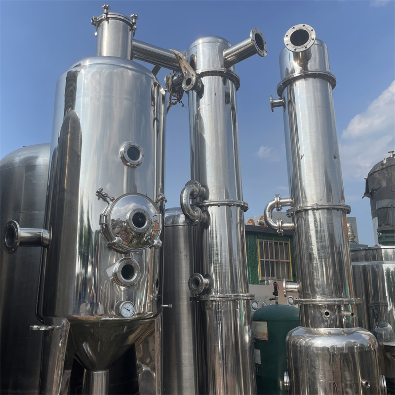 二手蒸发器  工业浓缩蒸发设备  不锈钢内循环蒸发器