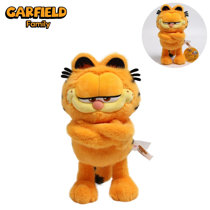 Мягкая игрушка (Garfield) маленький плюшевый кот, семейные позы, размеры 10–50 см