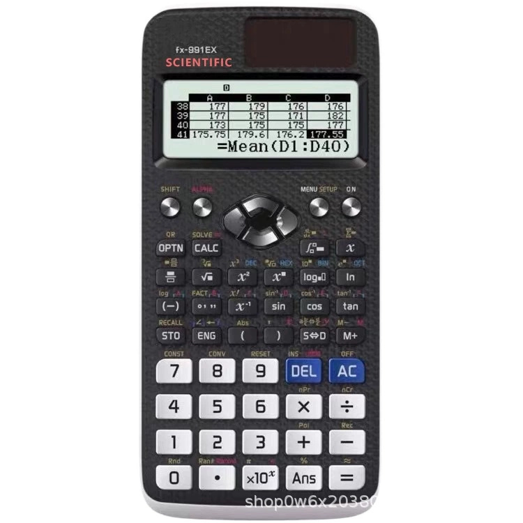 Многофункциональный калькулятор 991EX, 552 функции, база, матрица, направление, программа