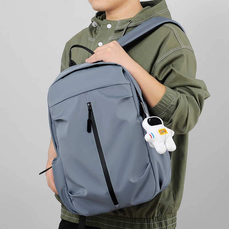 Muestra personalizada mochila de hombro de hombre simple de negocios ocio bolsas de computadora estudiantes al aire libre mochila de comercio exterior