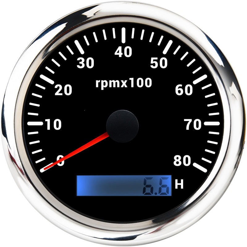 85mm car, ship, tractor engine tachometer, pointer 0-3/4/6/7/8K tachometer