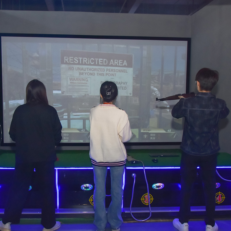 Centro de Experiencias de Tiro con UFO a Gran Escala, Deportes Digitales, Entretenimiento Comercial, Equipos Competitivos, Interacción Inteligente Interactiva