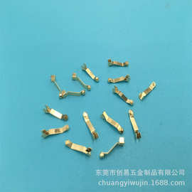 触点开关铜弹片连接片银触点导电铜片插座五金件铆钉接触贴片端子