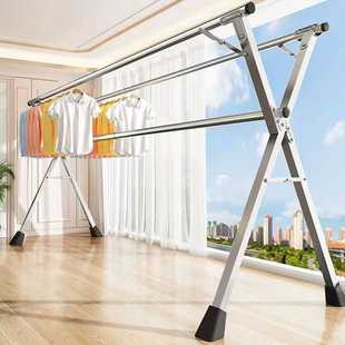 Night Market Stall Clothes Rack Shelf for Selling Clothes, Telescopic Thickened Folding Short Clothes Drying Rack and Hanging Rack