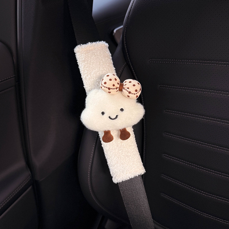 New creative cloud car car seat belt shoulder pad cute decorative anti-wear clothes a couple of women
