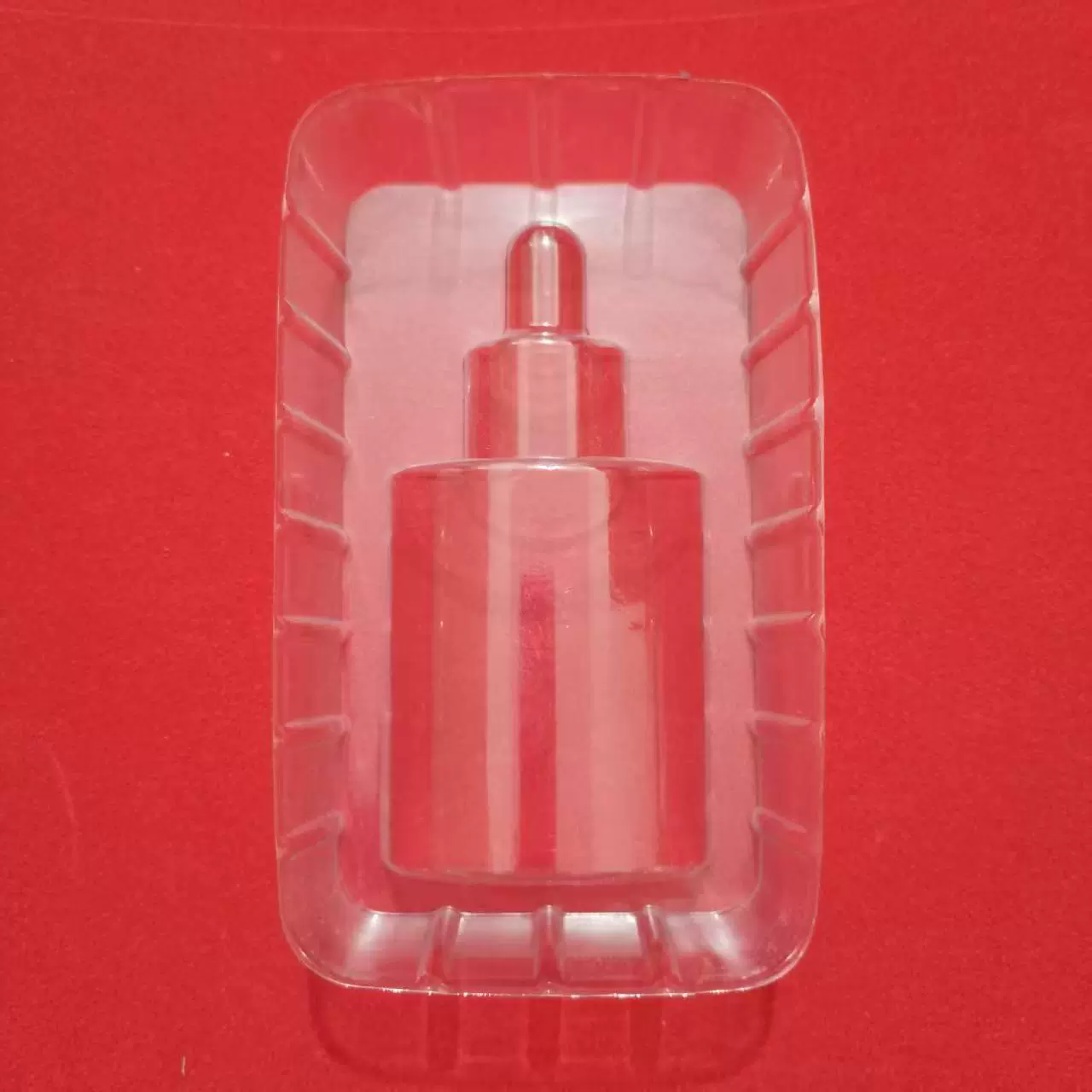 滴管瓶吸塑托盘口服液药瓶包装内托哑光透明吸塑盒粉针托盘厂家