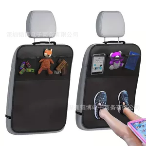 Car Rear Seat Anti-Kick Pad Car Rear Seat Protection Pad Car Anti-Dirty Waterproof with Storage Bag