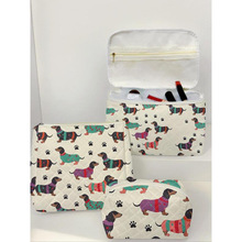 S 79205 Linen Christmas makeup bag ���������ʥ����ױ��