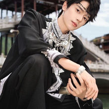 云南少数民族服装贵州苗族土家族壮族哈尼族舞蹈演出旅拍夏秋款男