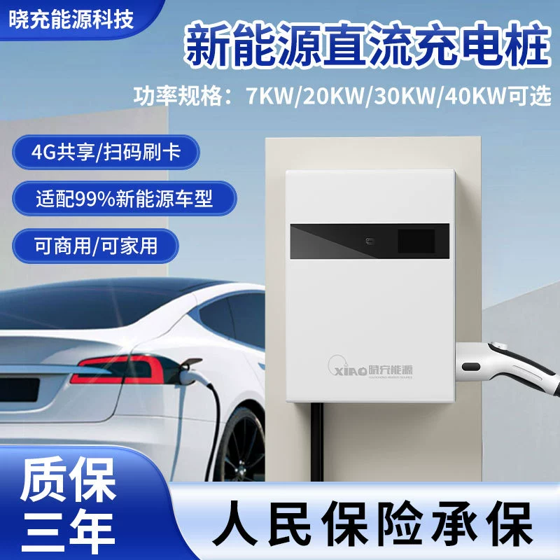 Новый энергетический автомобиль 7-40 кВт может быть установлен на колоннах и настенных зарядных станциях постоянного тока для коммерческой эксплуатации, быстрая зарядная станция.