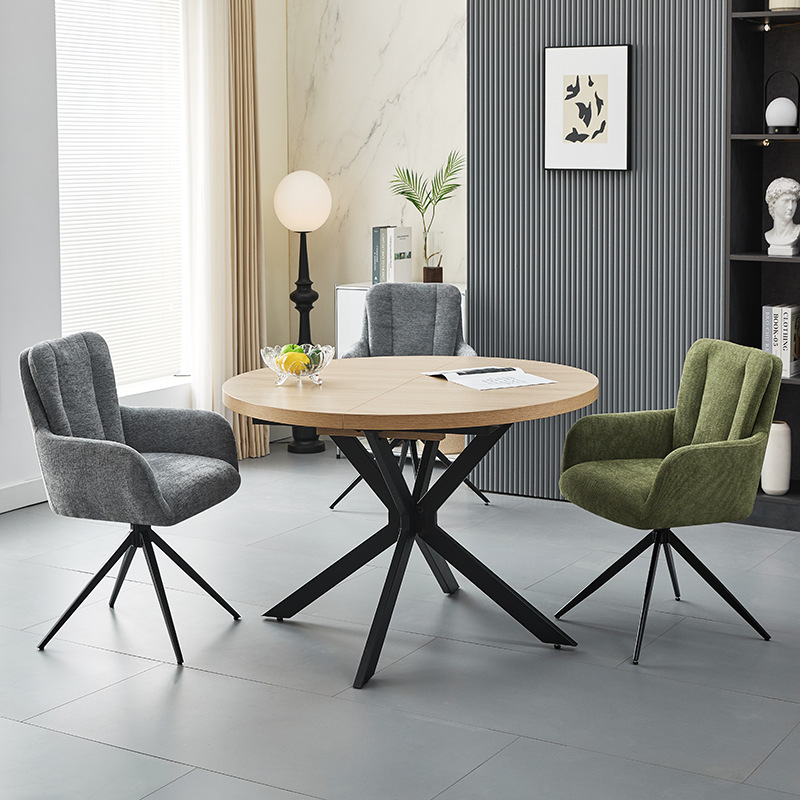 Mesa de comedor de exportación plegable retráctil MDF rectangular mesa de madera sólida plegable mesa de comedor