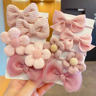 Children's rubber band does not hurt hair girl's hair tie high-looking hair rope baby rubber band hair band girl bow headdress
