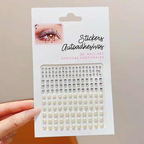 7# Round pearl diamond sticker