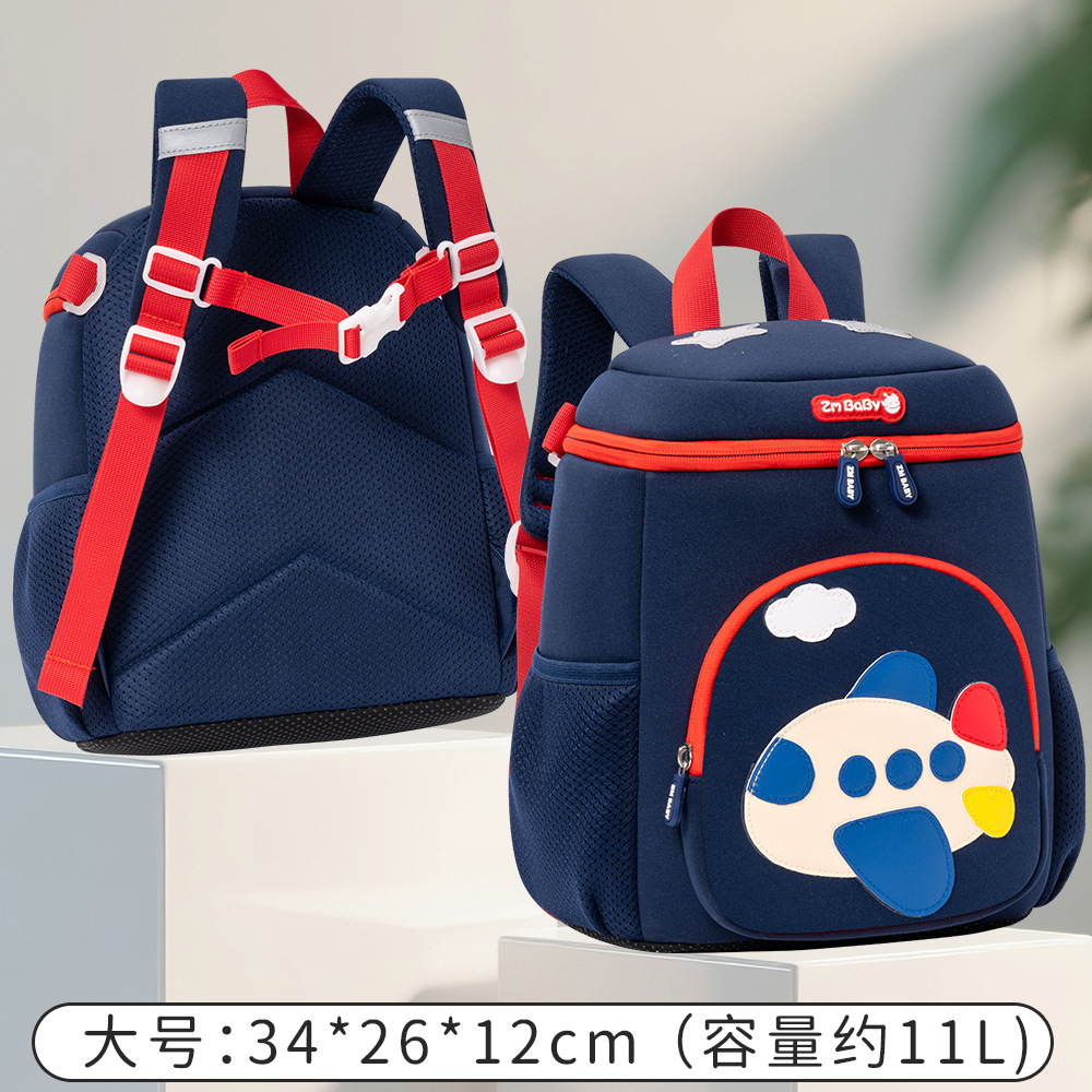 Mochila Infantil Escolar para 3 a 6 Años de Neopreno Transpirable Ultraligera